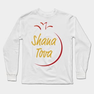 Rosh Hashanah Greeting SHANA TOVA Long Sleeve T-Shirt